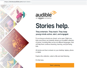 Audible Stories Help 